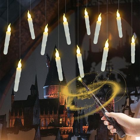 17 cm de long, fonctionne sur piles, décoration de mariage, fêtes à thème magique, décoration de table et décorations d'Halloween. (1/5)