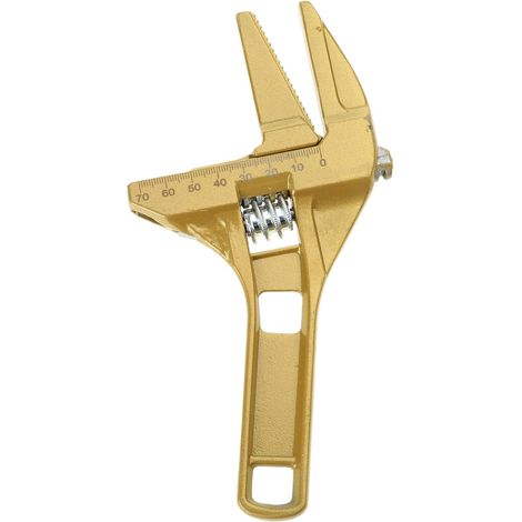 Llave inglesa ajustable de boca ancha para baño - Mordaza ancha - De 6 a 68 mm - Llaves de aleación de aluminio (1/4)