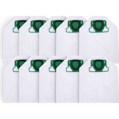 10 bolsas para aspiradora Vorwerk Kobold VK200 FP200, de micropolar premium de 5 capas para personas alérgicas. (1/5)