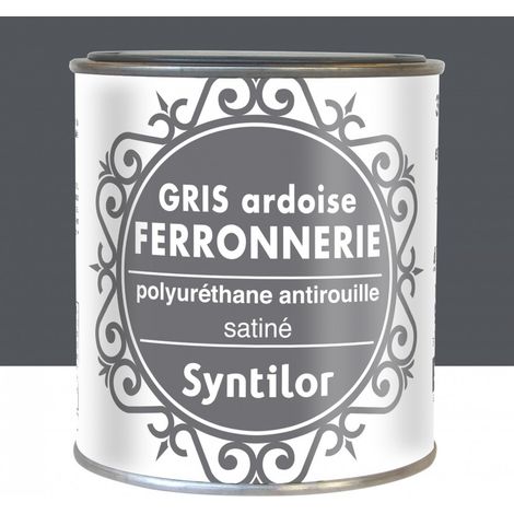 SYNTILOR Außenlack für Metallarbeiten, Schiefergrau, 0,375 l SYNTILOR