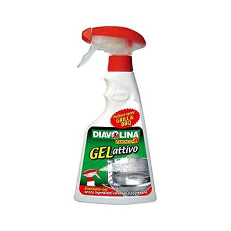 LIMPIADOR PARA REJILLAS Y BARBACOAS «GEL ACTIVO» DIAVOLINA 500
