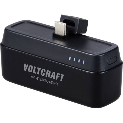 VOLTCRAFT VC-PBP3040PD Power bank 4500 mAh Consegna di potenza Li-Ion Nero (opaco) Indicazione di stato (1/5)
