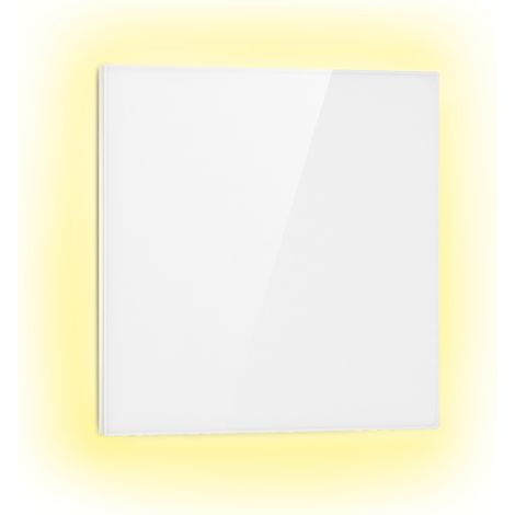 Klarstein Radiateurs Chauffage Radiant Electrique IP44, Chauffage salle de bain infrarouge Intelligent WiFi et App, Radiateur Electrique Mural 500W, Heater avec Détection Fenêtre Ouverte, Thermostat