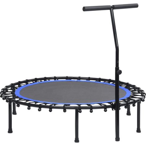 Cama elástica fitness con asa 122 cm