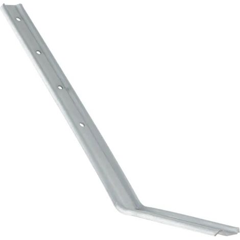 Hakenschwanz 250 mm, Schaft Bandstahl mit Rückenrippe, verzinkter Stahl