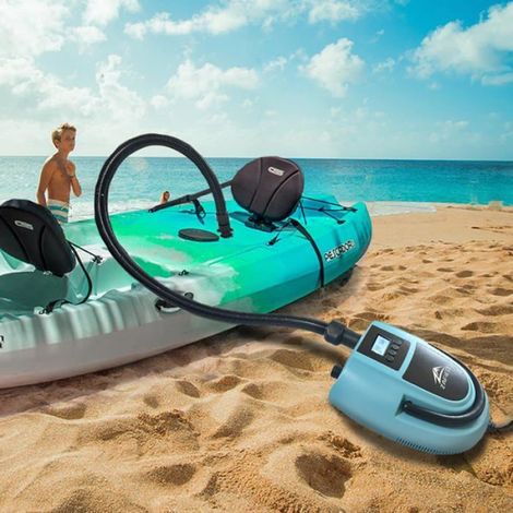 Tuyau adaptateur de gonflage pour pompe électrique, modèle 782, 7 embouts, raccord fileté 0,8 po, SUP et kayak (1/4)