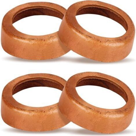 Lot de 4 manchons de piston pour pompe à bras - Pompe de jardin - Type 75 - Manchon en cuir - Pompe à main - Pièce de rechange - Joint en cuir de type 75 (1/5)