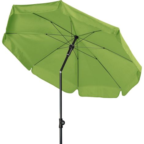 Doppler Sunline Manual ø 150 cm rund Sonnenschirm in 12 Farben Mittelmastschirm Balkonschirm 836 Fresh Green (1/2)