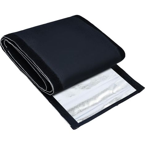 Gaine isolante pour tuyau de climatiseur, 3 couches, isolée, étanche, résistante aux hautes températures, avec 4 sangles de fixation. (1/5)