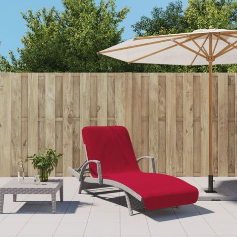Filiyano-Serviettes de bain 2 pièces bordeaux 75 x 200 cm, tissu 400 g/m² (1/5)