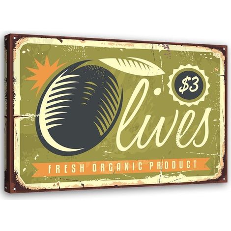 Tableau déco Panneau mural Retro Poster 60x40 (1/4)