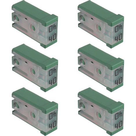40A 32V Mini Box Fuse Mcase Type Car Slot Kit (6 Pieces, 40A) (1/5)