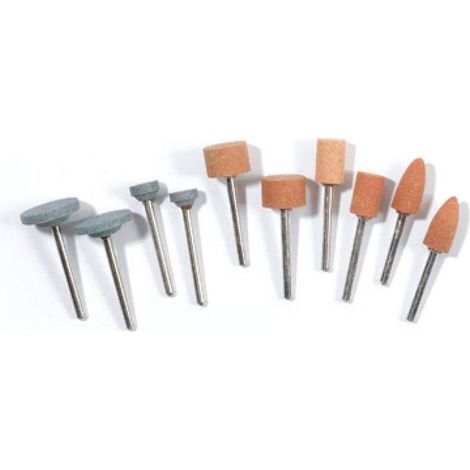 Lot de Meulage sur Tige pour PROMKIT300 - 5 pièces - Idéal pour Finitions - D-Work (1/2)