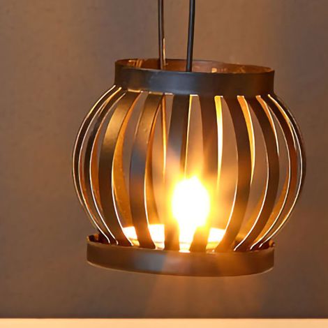 [Porte-bougie] [Artisan] [Type A] Bougie décorative fille originale en fer forgé avec corde chanvre pour bar et table salle à manger (1/4)