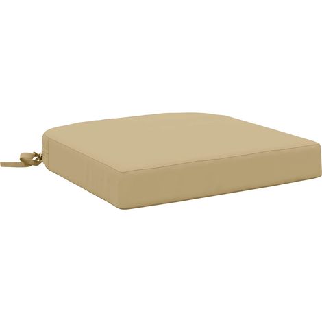1-Piece Seat Cushion SOEST 100% Polyester Beige 40 x 40 x 7 cm vidaXL (1/5)