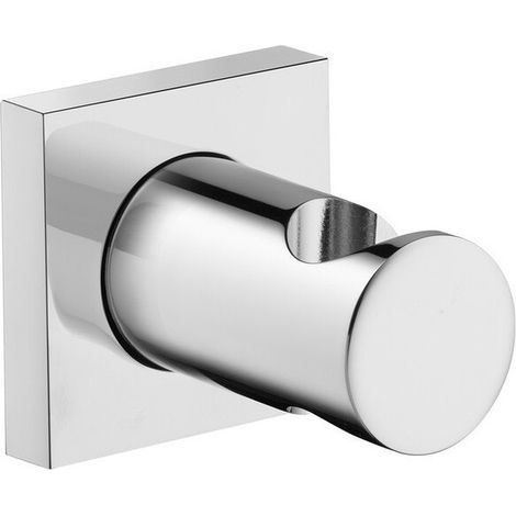 Porta soffione Duravit, per tubi flessibili con dado conico, rosetta quadrata - UV0620025000
