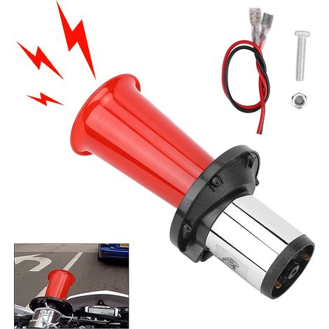 Klaxon universel 12V 110DB pour voiture et moto, accessoire de modification pour style antique ou vintage (1/5)
