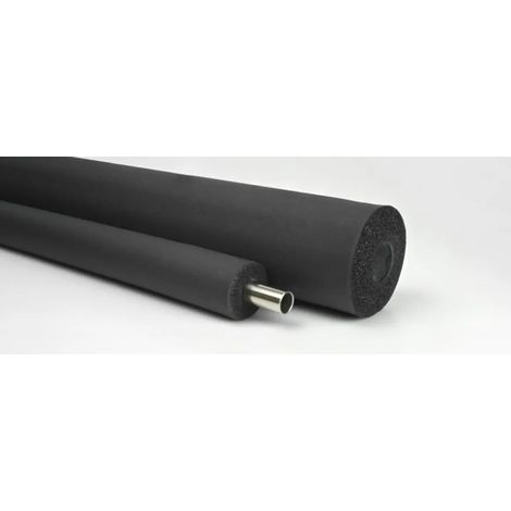 Aislamiento para tuberías AEROFLEX® SH, 2 m, material aislante flexible de base de caucho esponjoso de celda cerrada, negro, 18 x 20 mm