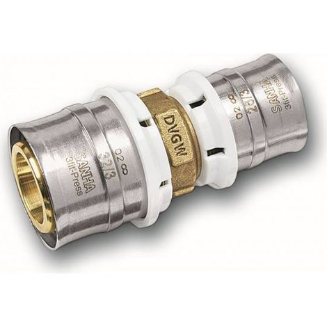 Aluverbund Pressfitting SANHA bleifrei Reduzierung 40 x 3,5 - 32 x 3 Multikontur DVGW