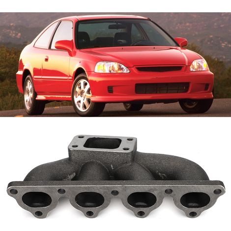 Kit de joints de collecteur en fonte pour bride turbo, compatible avec Honda CIVIC/CRX/DEL SOL D15/D16 T3 T3T4 (1/5)