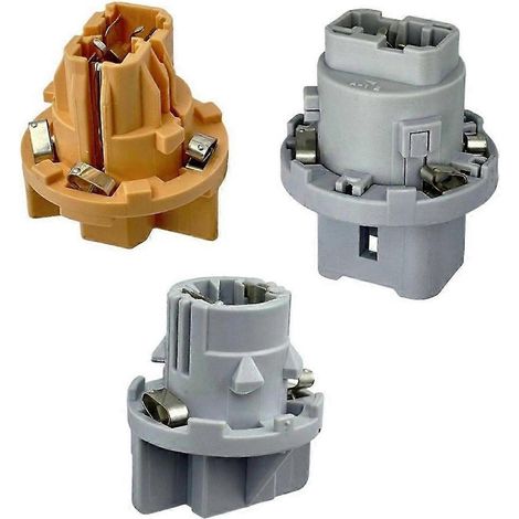 Lot de 3 douilles pour feu arrière, feu stop et feu de recul (compatible Toyota Land Cruiser Prado LC120 2003-2009).