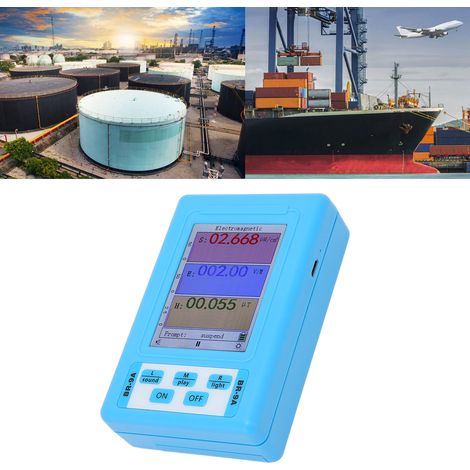 Détecteur de rayonnement électromagnétique environnemental 2 - Testeur de champ magnétique - Mesureur de rayonnement EMF BR-9A (1/5)