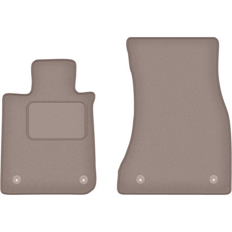 Alfombrillas delanteras para BMW 7 G12 sedán largo (2015-) beige (1/5)