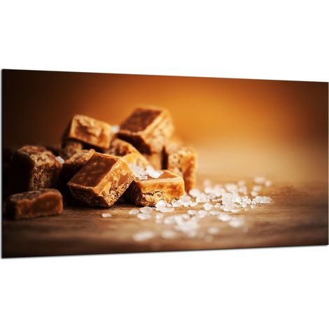 PLAQUE DE PROTECTION EN VERRE POUR CUISINIÈRE 90X52 SWEETS (1/5)