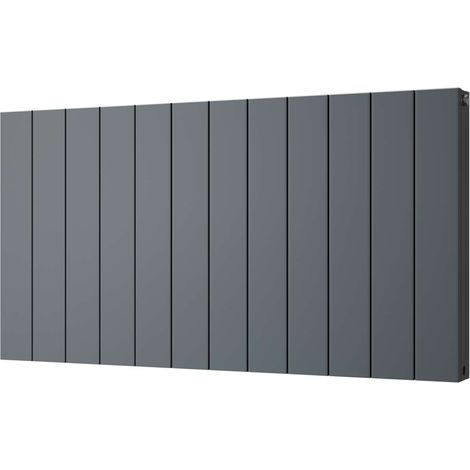 Thetford - Anthracite Horizontal Radiator Double Panel H600mm x W1124mm Smooth