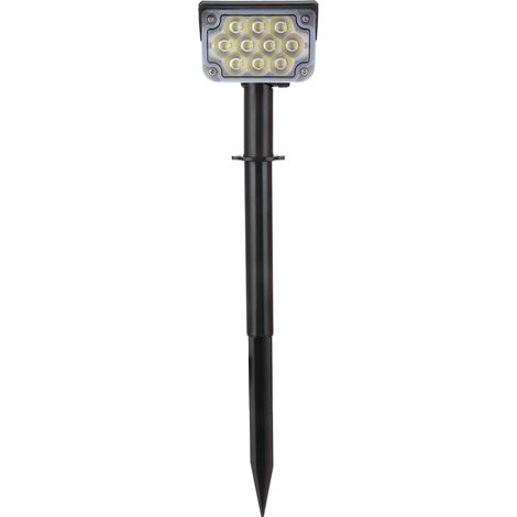 3-W-LED-Solarwandleuchte mit Dämmerungssensor, wasserdichter Erdspieß für Garten und Landschaft, RGB-LED-Packung (1/5)