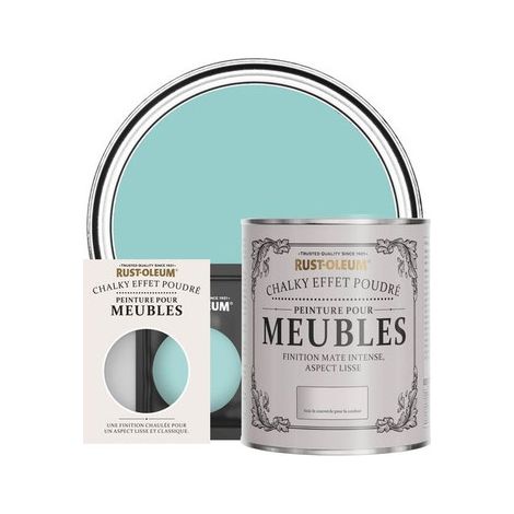 Peinture pour Meubles Chalky - Bleu-vert (1/3)