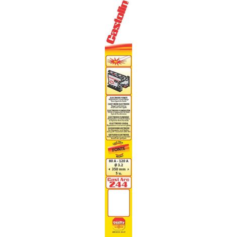 Castolin 244 varillas para fundición gris para soldadura