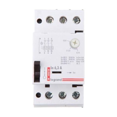 Legrand Interruptor motor industrial 2,5 kW regulable