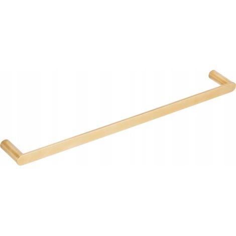 KFA Porta-asciugamani da parete in acciaio inox finitura oro spazzolato 47 cm