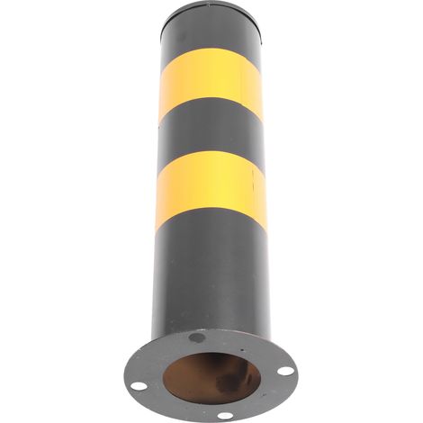 Plot de sécurité routier 50 cm en acier laminé à froid épaissi, balise trafic voirie pieu d'avertissement parking 1 pièce (1/5)