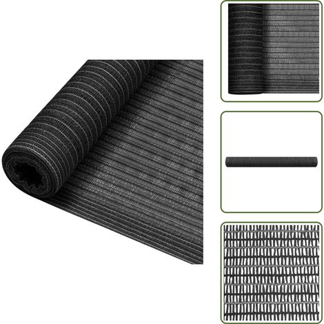 Gartenprivatsphäre - vidaXL Zaunblende Anthrazit 1x50 m HDPE 150 g/m² - Balkonzaun