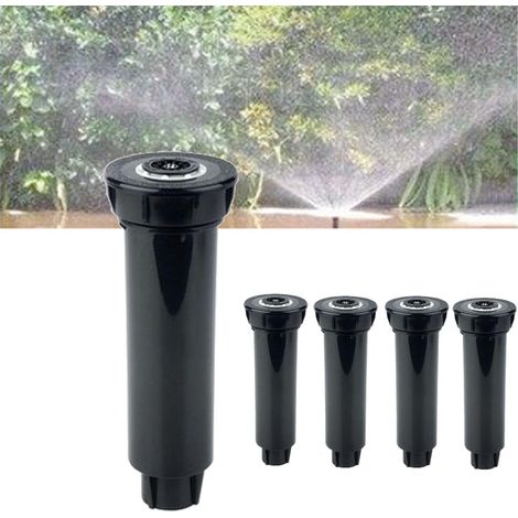 Verstellbarer Rasensprenger 25°-360°, mit Impulssprengkopf für die Gartenbewässerung, 5er-Pack (1/5)