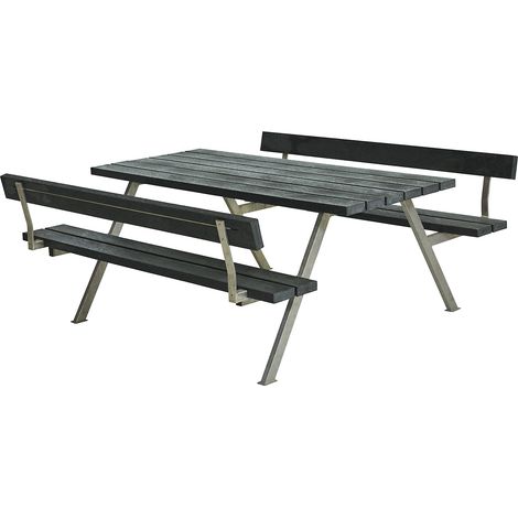 FRANKEL kaiserkraft, Ensemble table et bancs pour 6 personnes,