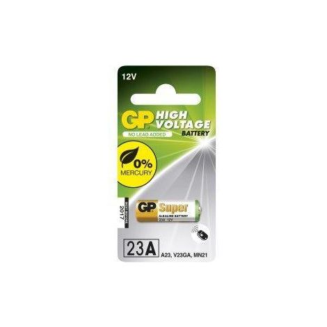 FPLUS pila alcalina gp lr-23a 1 ud. , Pila alcalina 23A 12V para una línea con los sistemas de control remoto más avanzadas . El cumplimiento de los estándares más altos, que son e