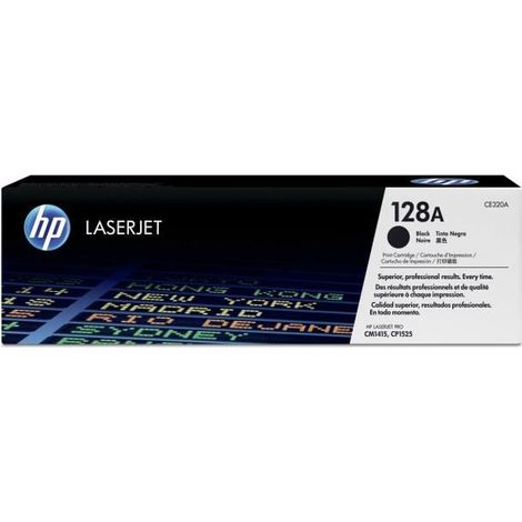 Cartouche de toner HP 128A (CE320A), noire