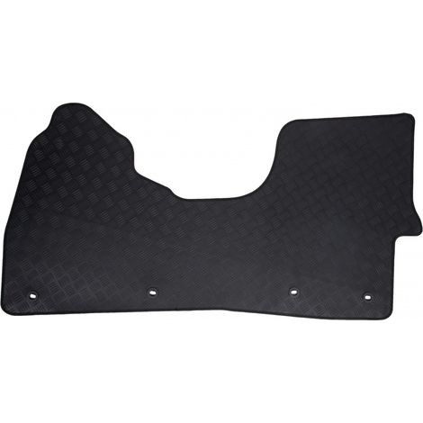 Tapis de voiture utilitaire - Sur Mesure pour MERCEDES Sprinter / VOLKSWAGEN Crafter (Dès 06/2006) - 1 pièce - Tapis de sol antidérapant pour utilitaire - Souple - 100% Caoutchouc (1/5)