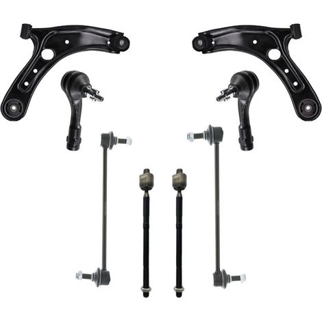 KIT BRACCIO OSCILLANTE 8 PEZZI COMPATIBILE CON KIA STONIC (YB) 1.0 T-Gdi 07.2017 - / Kit Sospensione Completo OE/OEM / Bracci Oscillanti + Testine Sterzo / Sostituzione Diretta OEM