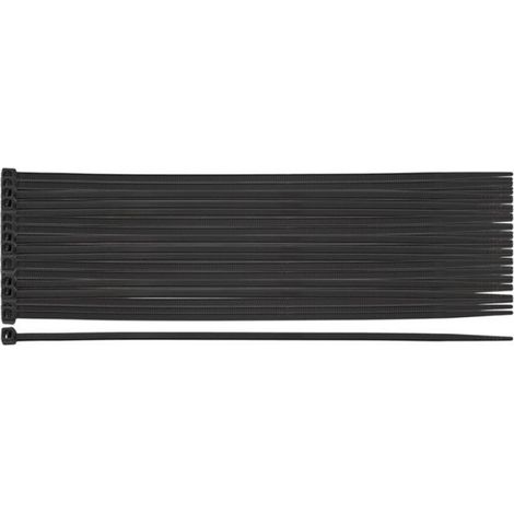 Serre-Câbles - 2,5 x 150 mm - Nylon PA66 - Noir - Lot de 100 (1/5)
