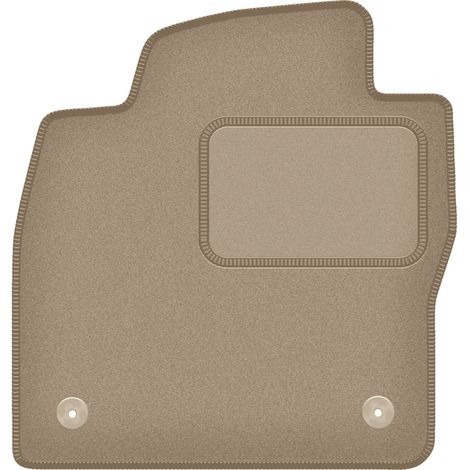Tappetino in velluto per guidatore per: Skoda Fabia IV hatchback (2021-) beige