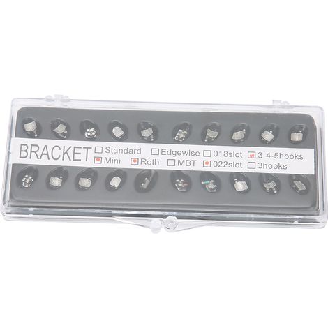 20 supports orthodontiques métalliques auto-ligaturants pour brackets dentaires, kit de matériel pour dentiste (1/5)