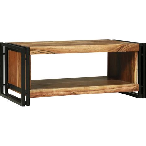 Maison Exclusive - Tavolino da salotto 90 x 50 x 38 cm Legno di Acacia Massello (1/5)