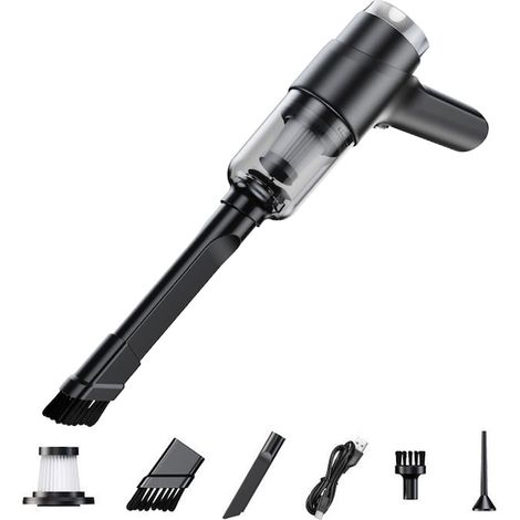 Set aspirateur portable, 170x150x55mm, avec accessoires, polyvalent et pratique, pour un usage quotidien (1/5)