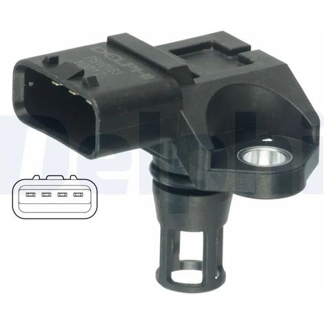 Capteur, pression de suralimentation Delphi Technologies PS10163 OPEL 6238678
