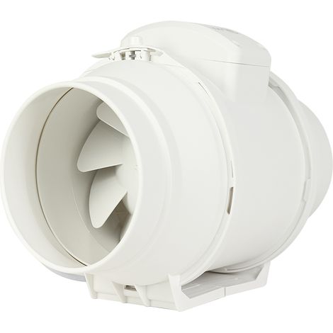 Extractor de aire en línea Bilake silencioso para conducto circular / tubular de 150mm 46/58W (1/5)