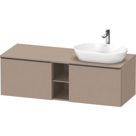 Duravit D-Neo consola lavabo mueble bajo suspendido (corte